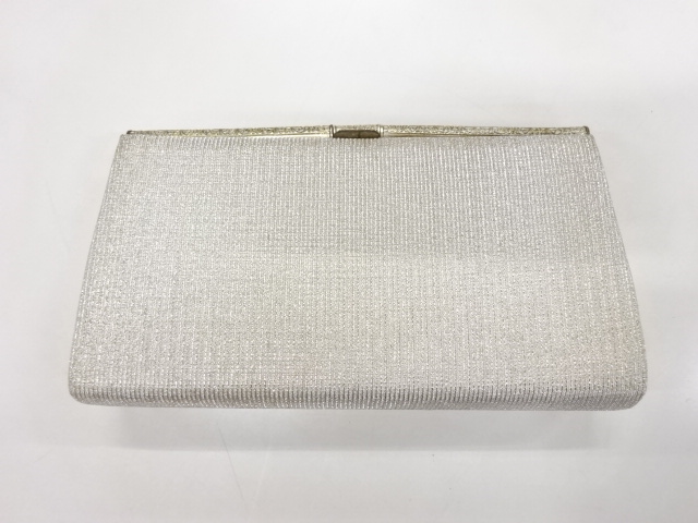 アンティーク　縞模様織出し和装バッグ